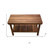 18" X 25" Brown Teak Rectangular Shower Bench With Shelf