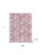 Pink Knitted Cotton Geometric Throw Home Accent