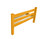 Yellow Solid Wood Queen Bed Frame Home Accent