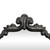 65" Black Metal Arch Full Length Hanging Mirror