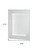 32" Silver Lighted Frame Accent Mirror - 608219051396