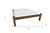 Durable Brown Solid Wood Queen Bed Frame for Living Room Bedroom Office