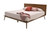 Brown Wood King Bed Frame