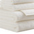 Set of Six White Cotton Quick Dry Terry Cloth Towels