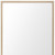 42" Tan Framed Bathroom Vanity Mirror Glass