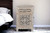 30" Gray Solid Wood Distressed One Drawer Nightstand