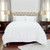 White Geometric Queen Quilt