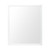 26" White Framed Bathroom Vanity Mirror