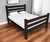 Brown Solid Wood Queen Bed Frame - 608219041410