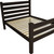 Brown Solid Wood Queen Bed Frame Decor