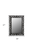 47" Black Floral Carved Solid Wood Framed Accent Mirror