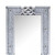 63" Inches Mirrored & Faux Diamonds Lighted Irregular Accent Mirror