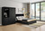Two Piece Black Bedroom Set