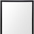 26" Black Framed Bathroom Vanity Mirror