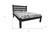 Black Solid Wood Queen Bed Frame Home Accent