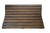 23" Dark Brown Teak Slat Non Slip Bath Mat