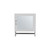 18" White Wood, Metal Floating Bathroom Vanity And Medicine Cabinet With Mirror