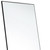 63" Black Metal Freestanding and Wall Mount Framed Full Length Mirror