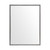 42" Gray Framed Bathroom Vanity Mirror Glass