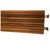 30" Brown Wall Mount Teak Rectangular Shower Bench