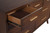 60" Walnut Solid Wood Seven Drawer Double Dresser