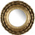 16" Gold Round Iron Framed Accent Mirror