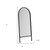 71" Black Solid Wood Arch Freestanding Framed Full Length Mirror