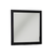 28" Dark Brown Solid Wood Framed Accent Mirror