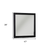 28" Dark Brown Solid Wood Framed Accent Mirror