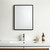 42" Black Framed Bathroom Vanity Mirror Glass Home Accent