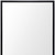 42" Black Framed Bathroom Vanity Mirror Glass Home Accent
