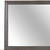 37" Gray Wood Framed Accent Mirror
