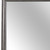 37" Gray Wood Framed Accent Mirror