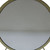 19" Brass Round Metal Framed Freestanding Mirror