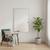 59" Silver Metal Leaning Framed Full Length Mirror