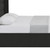 Black Velvet Upholstered Queen Bed Frame