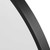 39" Black Arch Metal Framed Bathroom Vanity Mirror - 880016773415