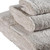 Set of Three Beige Cotton Quick Dry Terry Cloth Towels