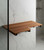 14" X 30" Brown Teak Rectangular Shower Bench