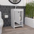 18" White Wood Freestanding Single Door Bathroom Vanity With Sink