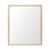 26" Tan Framed Bathroom Vanity Mirror