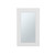 15" White Wood Floating Bathroom Vanity And Medicine Cabinet With Mirror