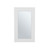 15" White Wood Floating Bathroom Vanity And Medicine Cabinet With Mirror