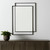 43" Gray Metal Double Frame Accent Mirror