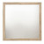 40" Natural Square Wood Framed Accent Mirror