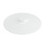 36" White Metal Dining Table