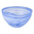 6" Blue And White Alabaster Glass Round Candy or Nut Bowl