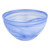 6" Blue And White Alabaster Glass Round Candy or Nut Bowl