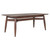 78" Espresso Solid Wood Dining Table