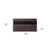 59" Brown Solid Wood Sideboard with Glass Doors